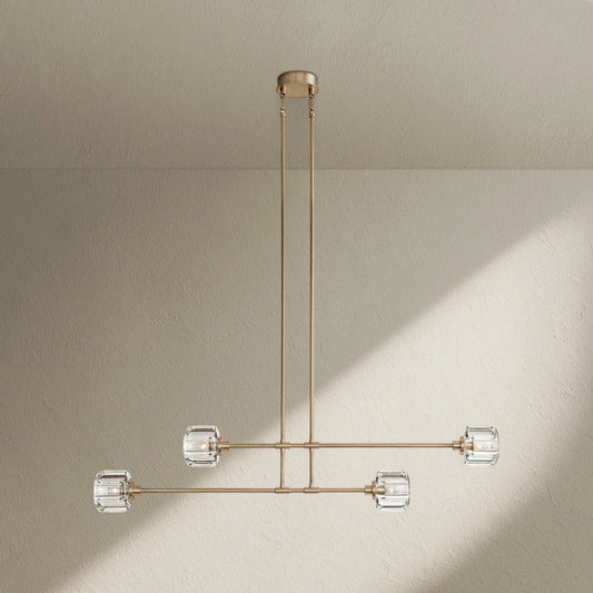Deamafz Mobile Linear Chandelier 54" 72" - Zelno