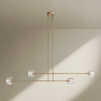 Deamafz Mobile Linear Chandelier 54" 72" - Zelno