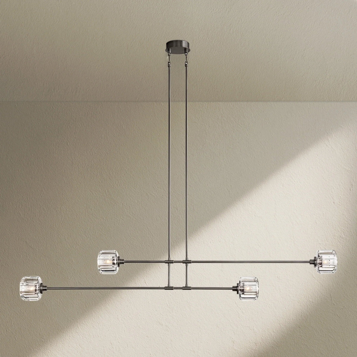 Deamafz Mobile Linear Chandelier 54" 72" - Zelno