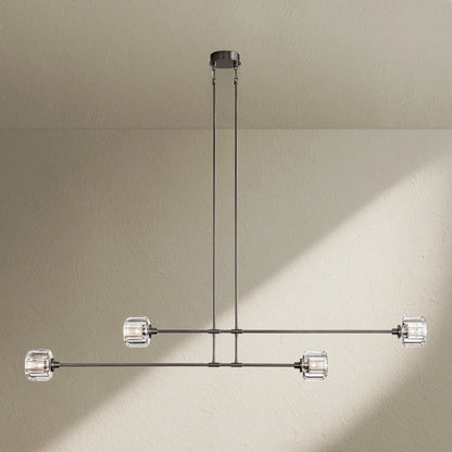 Deamafz Mobile Linear Chandelier 54" 72" - Zelno
