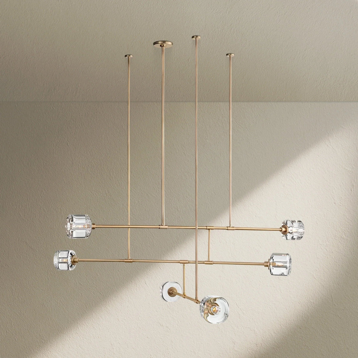 Deamafz Mobile Round Chandelier 48" 62" - Zelno
