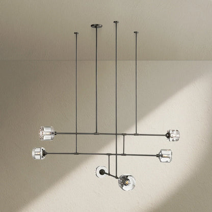 Deamafz Mobile Round Chandelier 48" 62" - Zelno