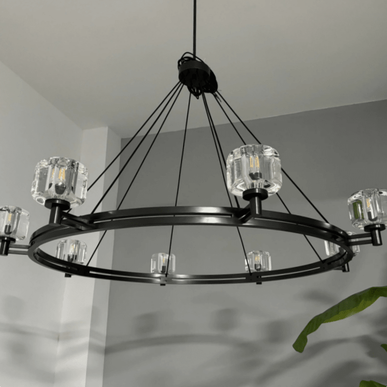 Deamafz Round Chandelier 36"48"60" - Zelno