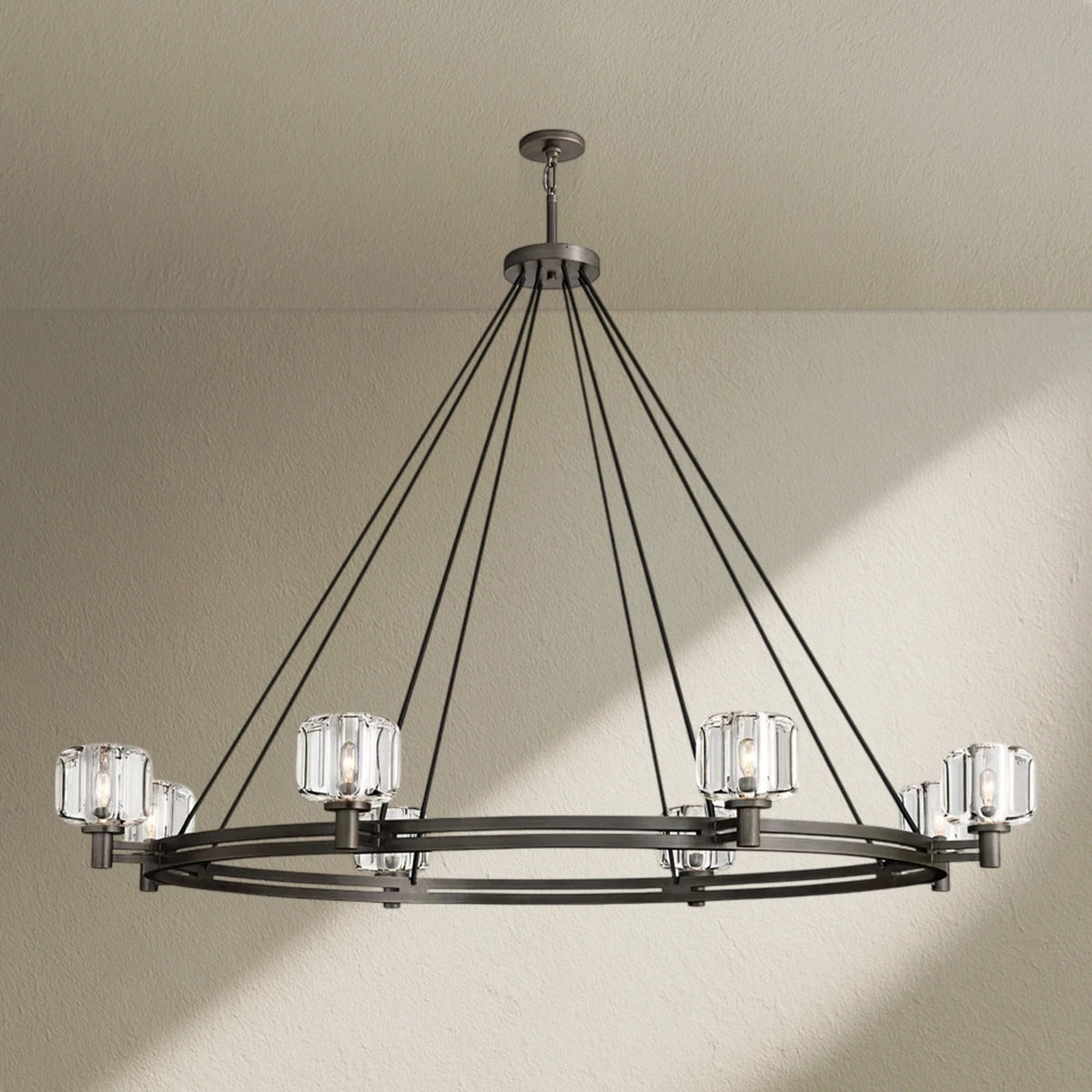 Deamafz Round Chandelier 36"48"60" - Zelno