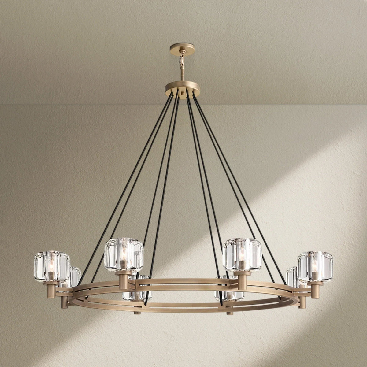 Deamafz Round Chandelier 36"48"60" - Zelno