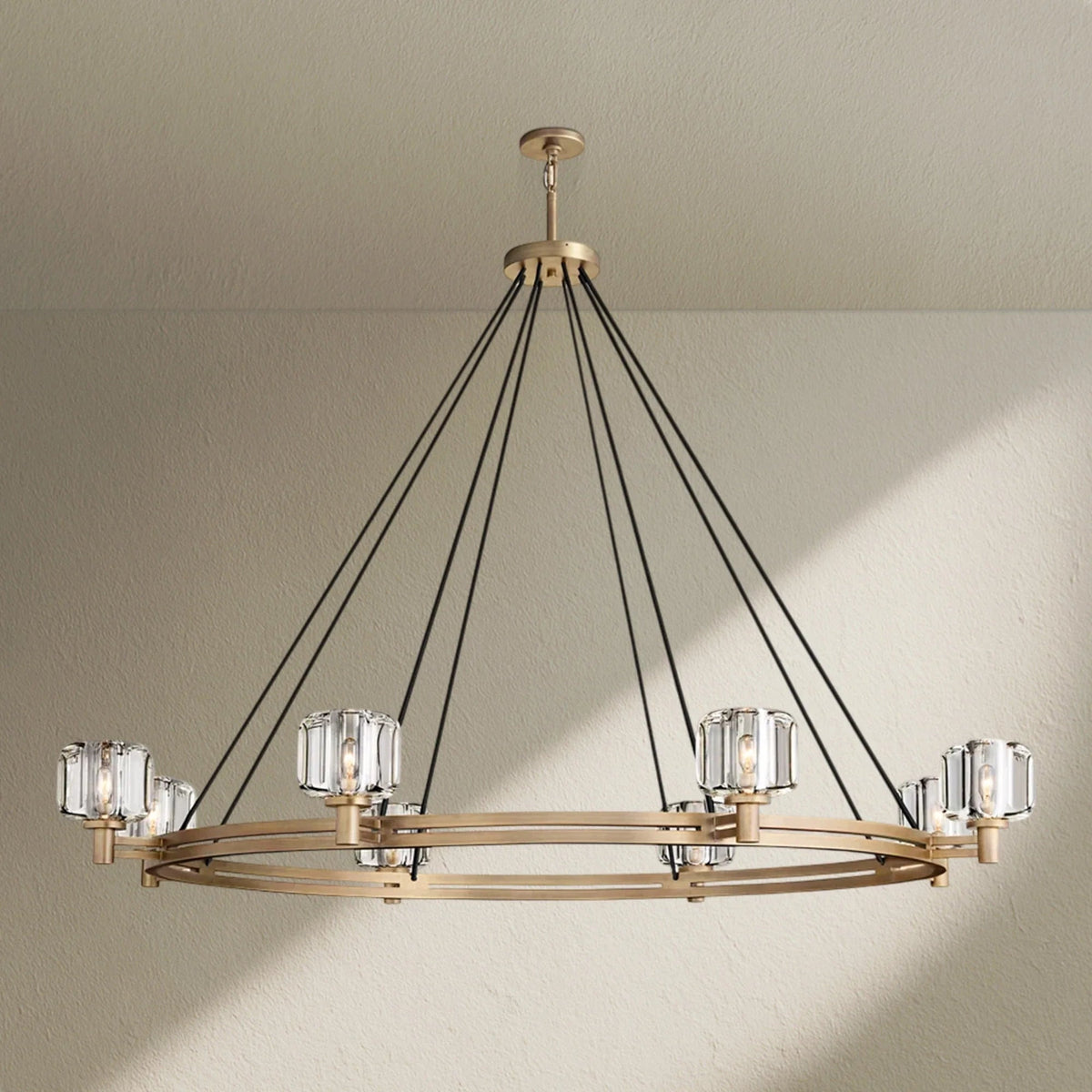 Deamafz Round Chandelier 36"48"60" - Zelno