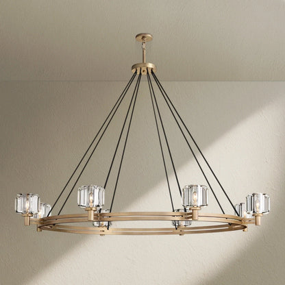 Deamafz Round Chandelier 36"48"60" - Zelno