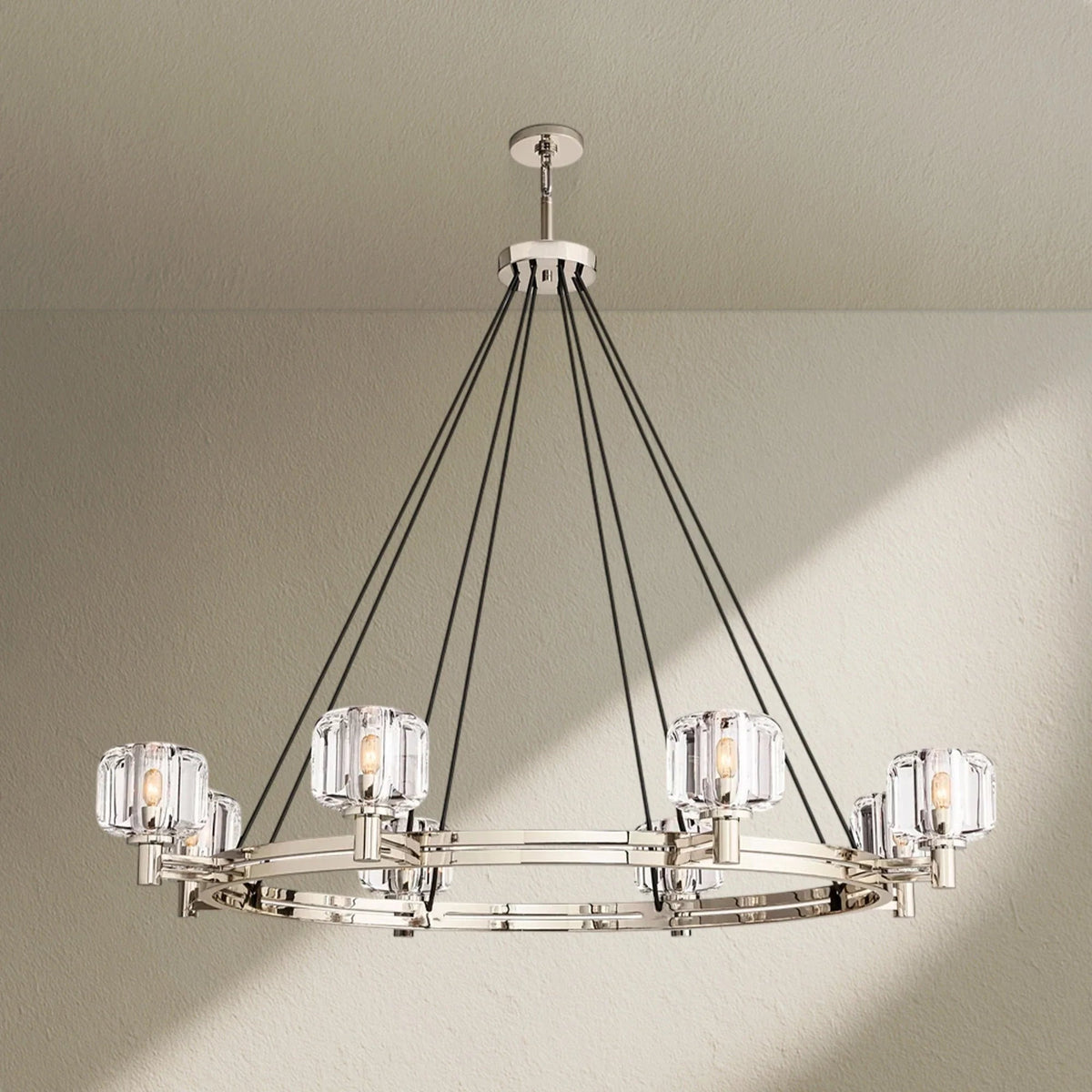 Deamafz Round Chandelier 36"48"60" - Zelno