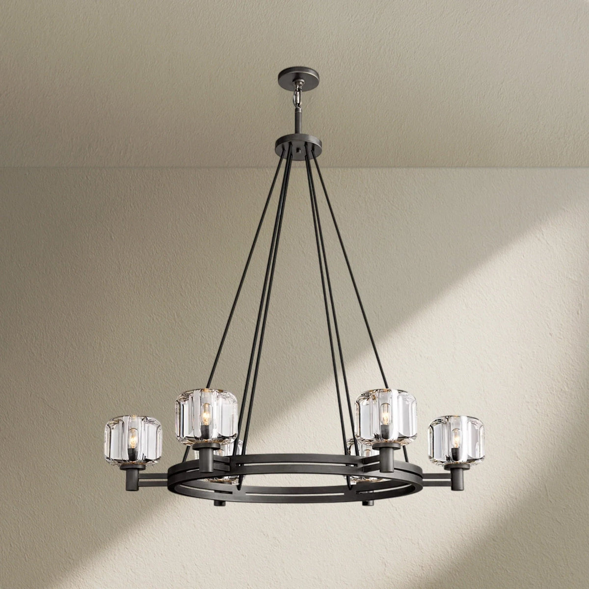 Deamafz Round Chandelier 36"48"60" - Zelno