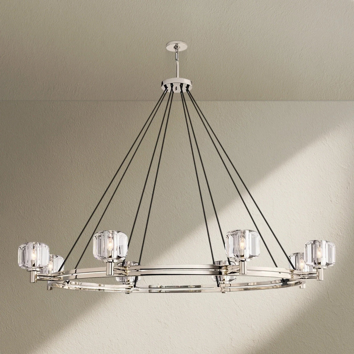 Deamafz Round Chandelier 36"48"60" - Zelno