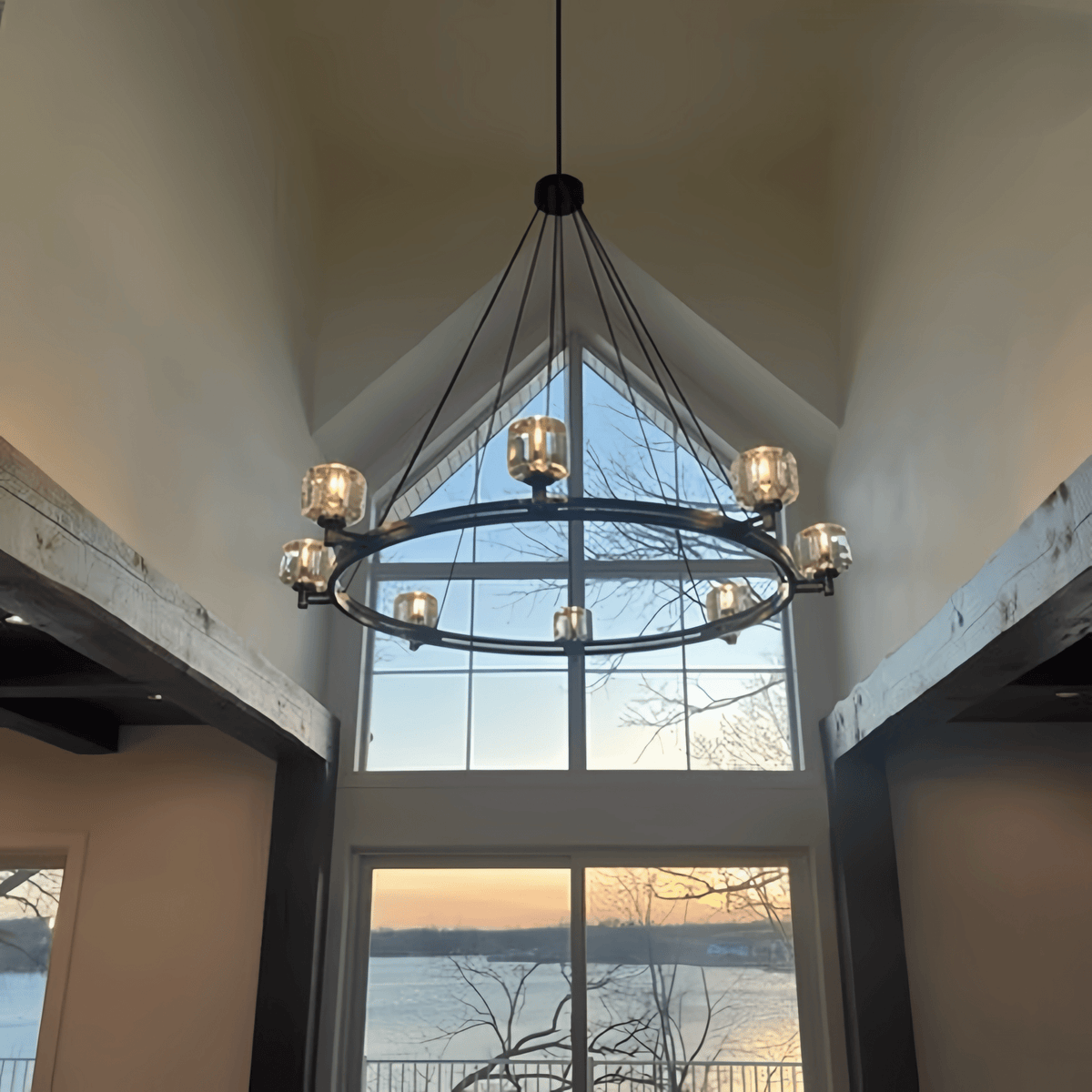 Deamafz Round Chandelier 36"48"60" - Zelno