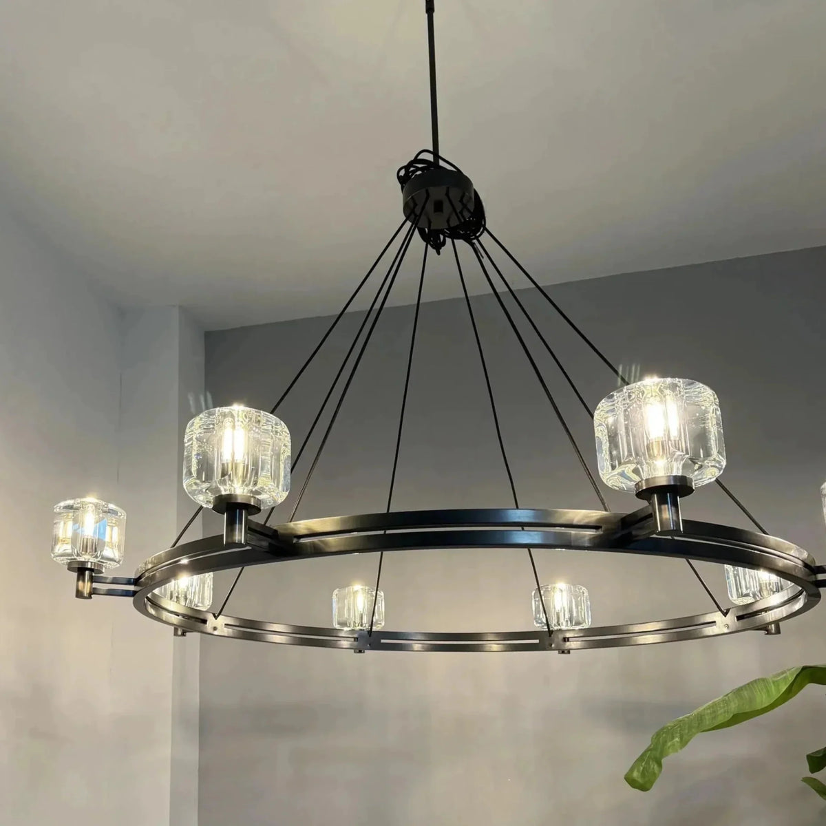 Deamafz Round Chandelier 36"48"60" - Zelno