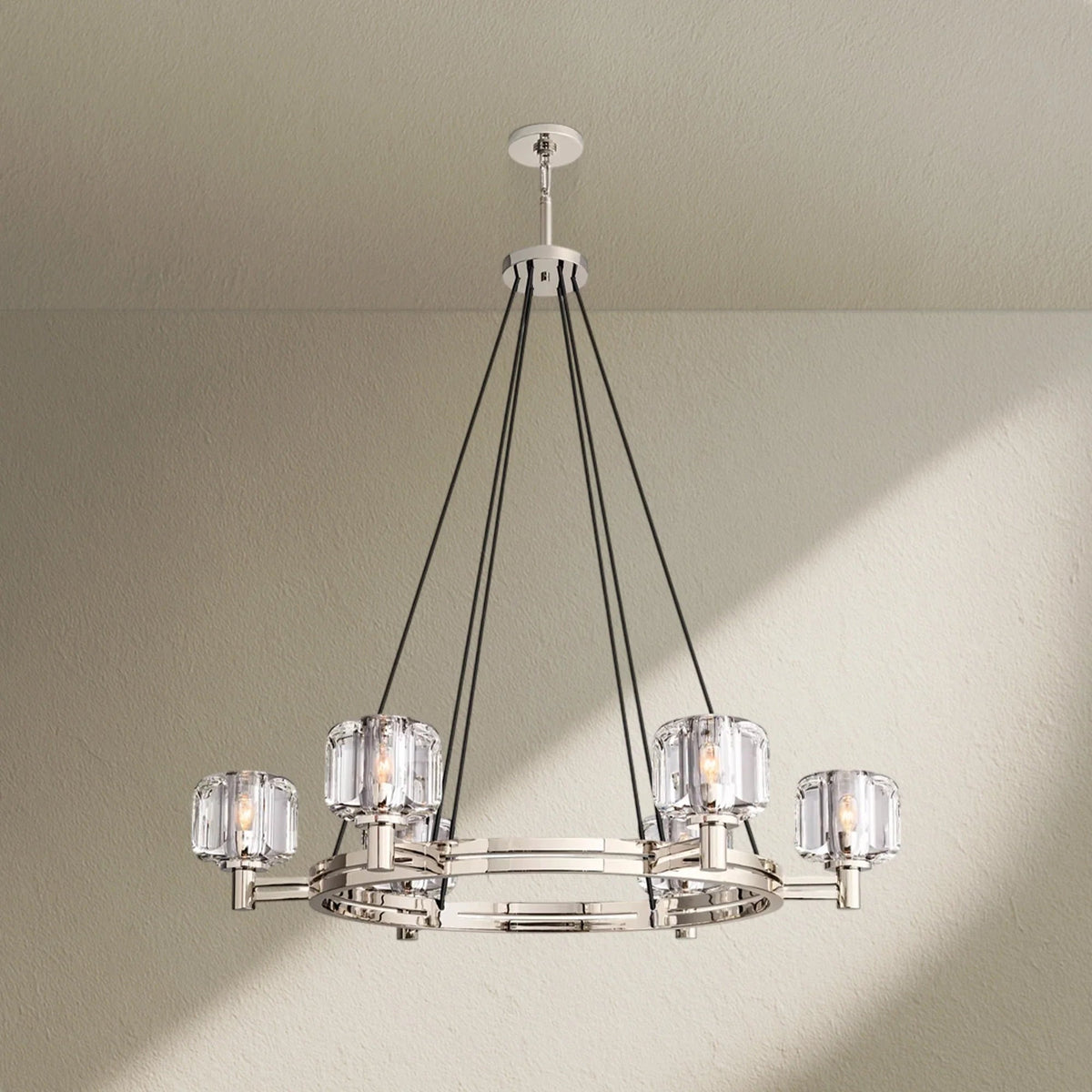 Deamafz Round Chandelier 36"48"60" - Zelno