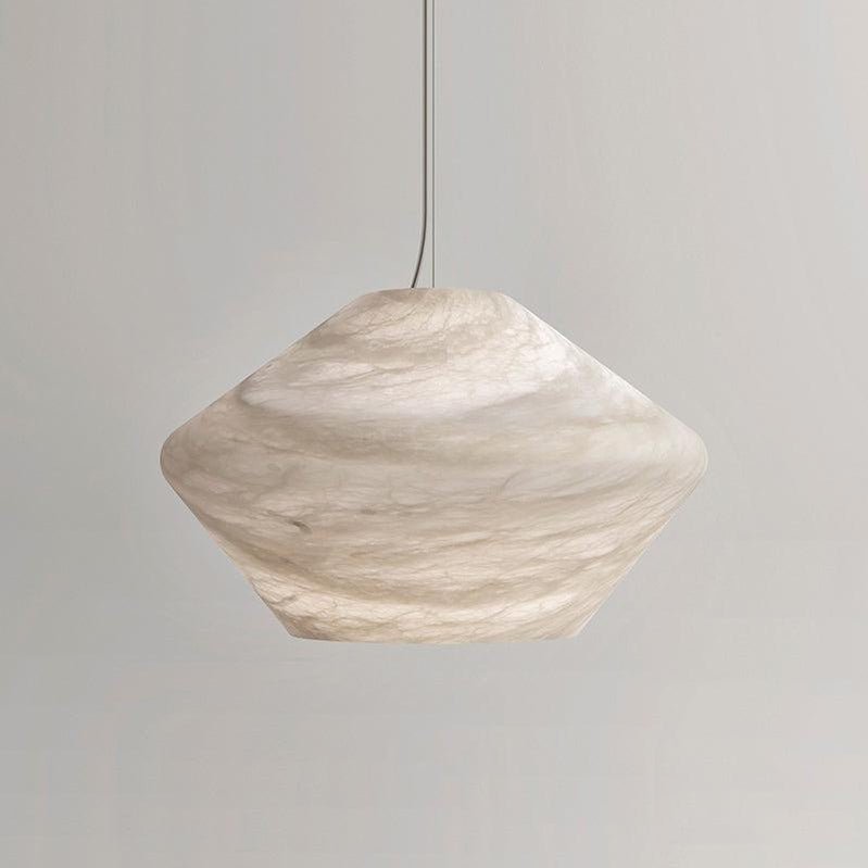 Decorative Alabaster Bedside Pendant Light, Living Room Pendant Light - Zelno