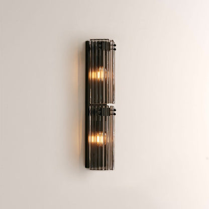 Delsia Fluted Glass Wall Sconce - zelnolighting