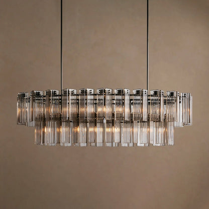 Delsie Oval Tiered Chandelier - Zelno