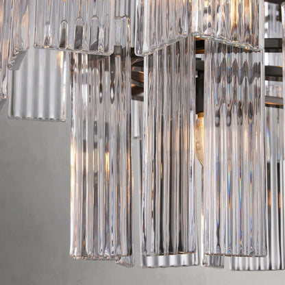 Delsie Oval Tiered Chandelier - Zelno