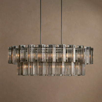 Delsie Oval Tiered Chandelier - Zelno