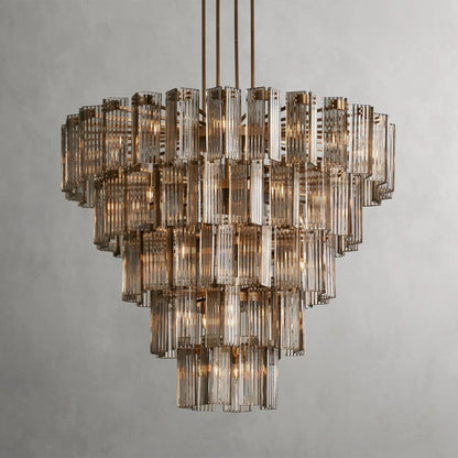 Delsie Round Chandelier 38''48''60'' - Zelno Lighting