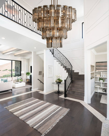 Delsie Round Chandelier 38''48''60'' - Zelno Lighting