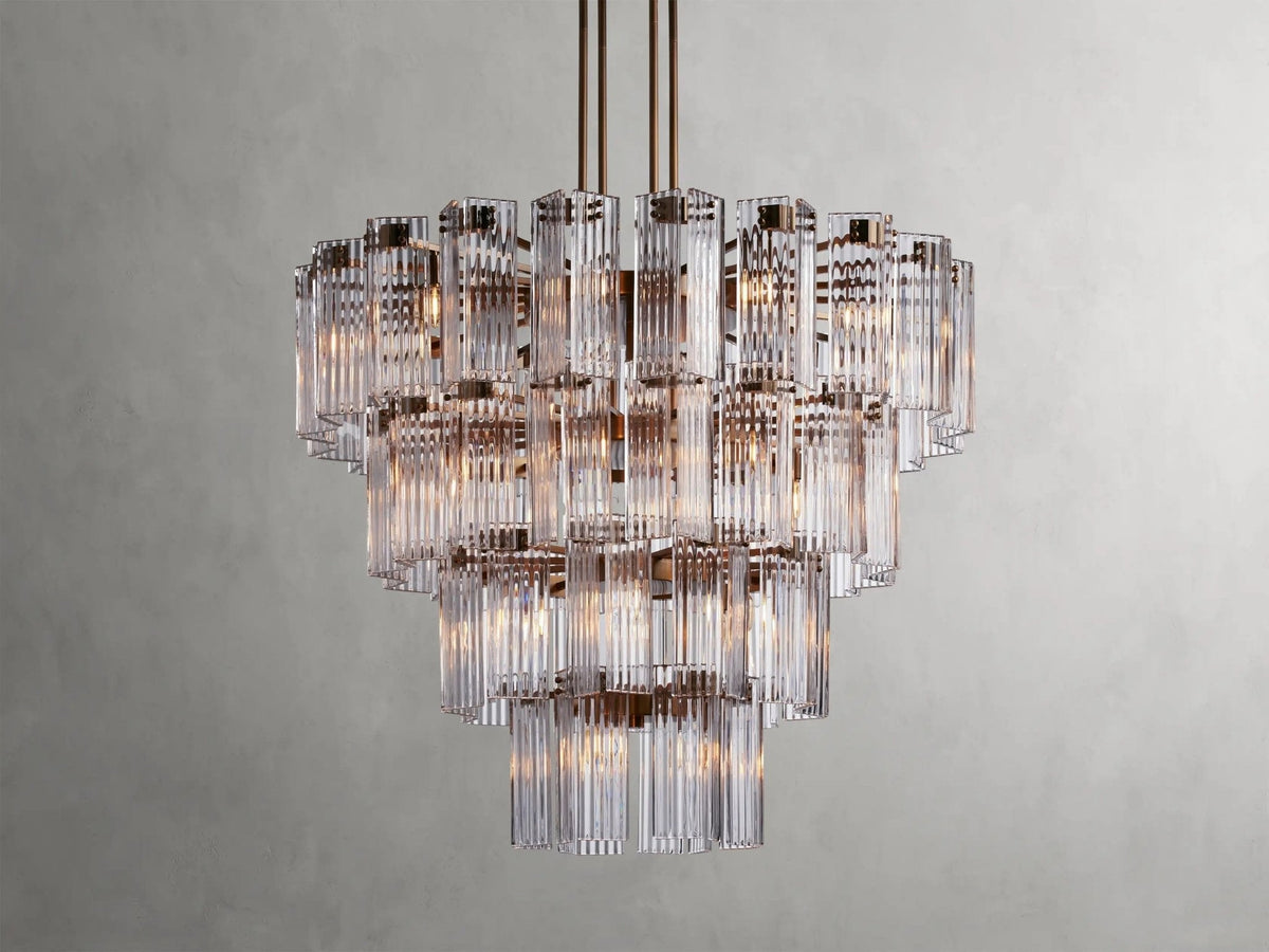 Delsie Round Chandelier 38''48''60'' - Zelno Lighting