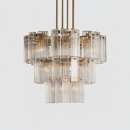 Delsie Round Chandelier 38''48''60'' - Zelno Lighting