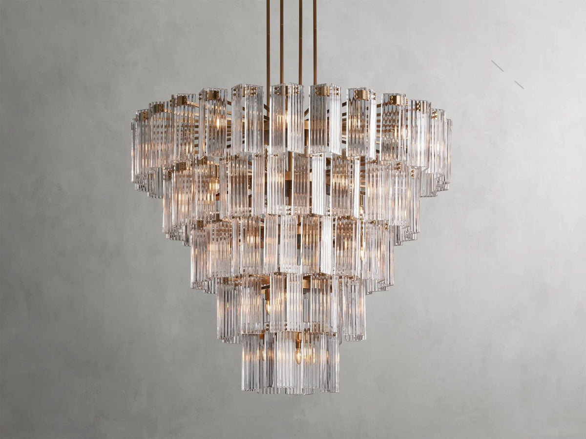 Delsie Round Chandelier 38''48''60'' - Zelno Lighting