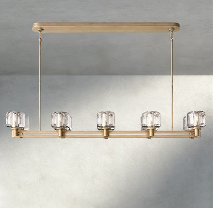 Demaret double Linear chandelier 54", 72" - Zelno