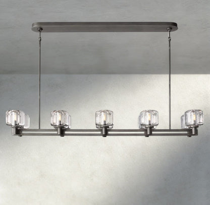 Demaret double Linear chandelier 54", 72" - Zelno