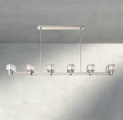 Demaret double Linear chandelier 54", 72" - Zelno