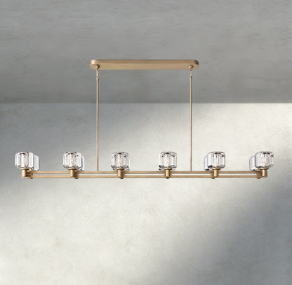 Demaret double Linear chandelier 54", 72" - Zelno