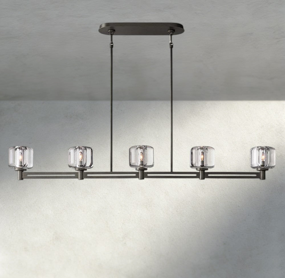 Demaret Linear Chandelier 54", 72" - Zelno