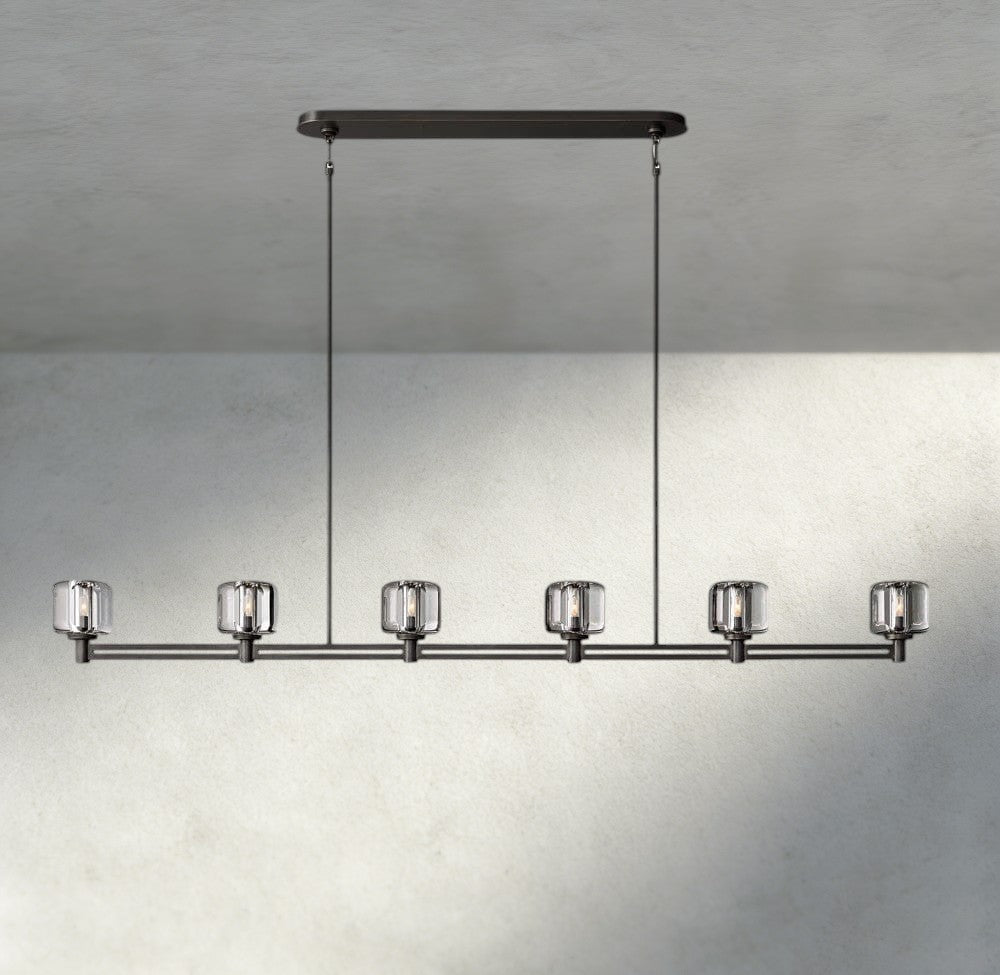 Demaret Linear Chandelier 54", 72" - Zelno