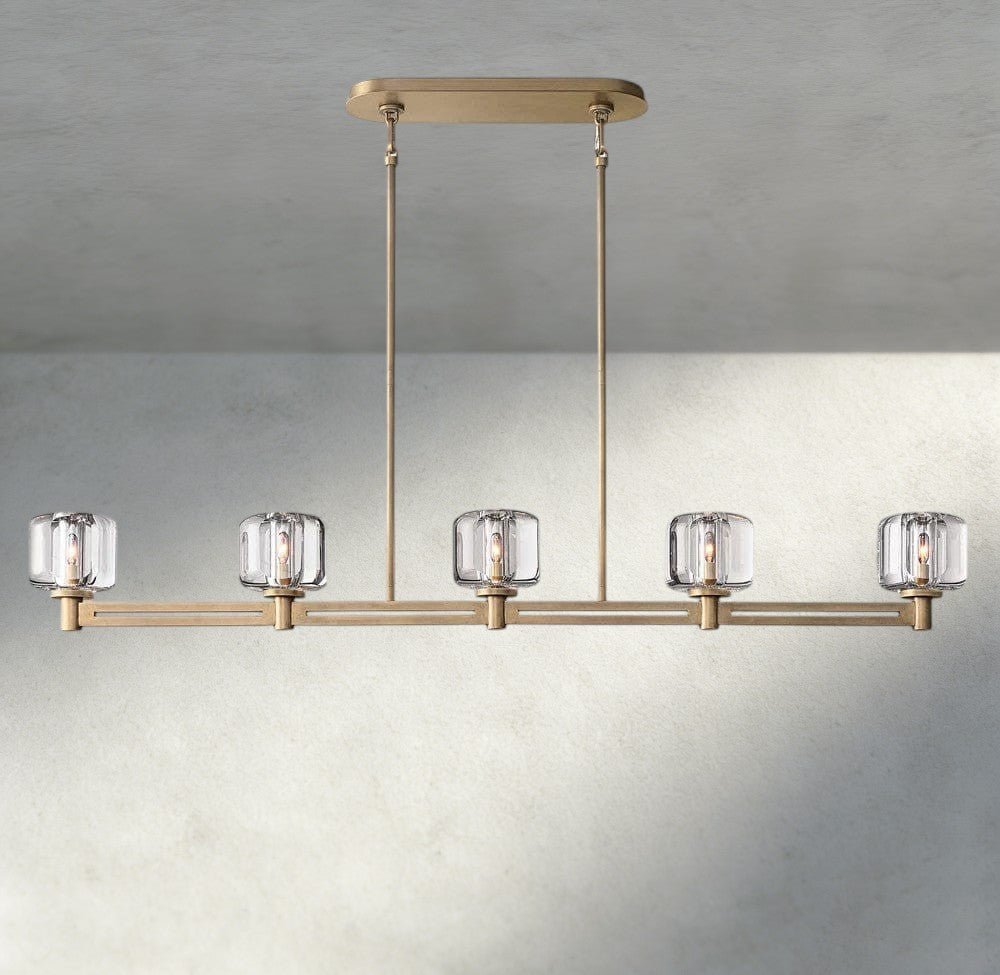 Demaret Linear Chandelier 54", 72" - Zelno