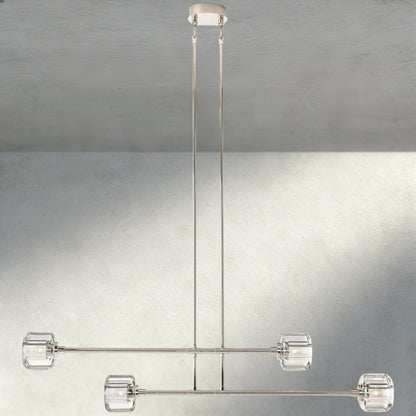 Demaret Mobile Linear Chandelier 54", 72" - Zelno