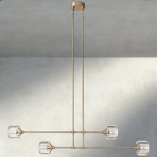 Demaret Mobile Linear Chandelier 54", 72" - Zelno