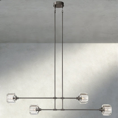 Demaret Mobile Linear Chandelier 54", 72" - Zelno