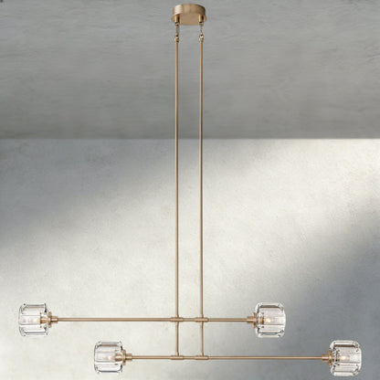Demaret Mobile Linear Chandelier 54", 72" - Zelno