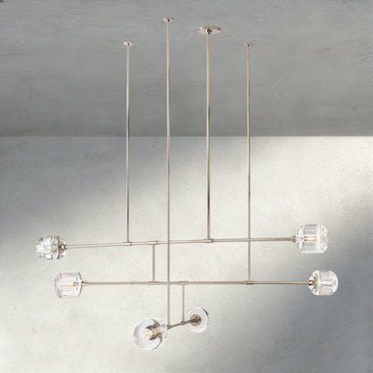 Demaret Mobile Round Chandelier 48", 62" - Zelno