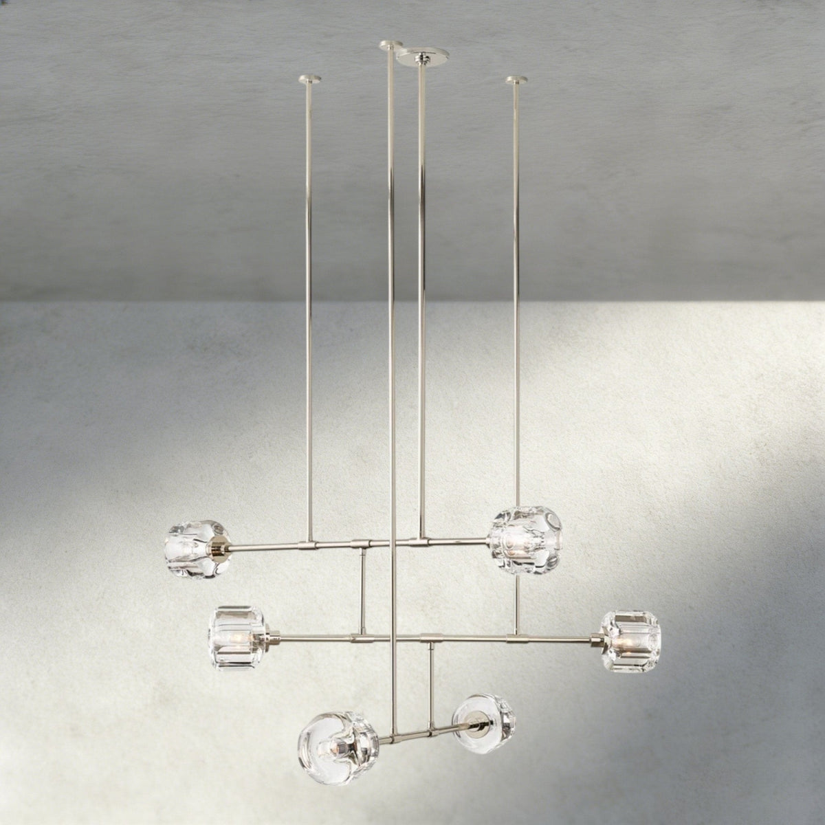 Demaret Mobile Round Chandelier 48", 62" - Zelno