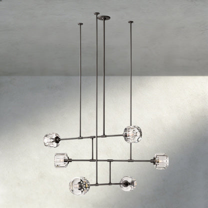 Demaret Mobile Round Chandelier 48", 62" - Zelno
