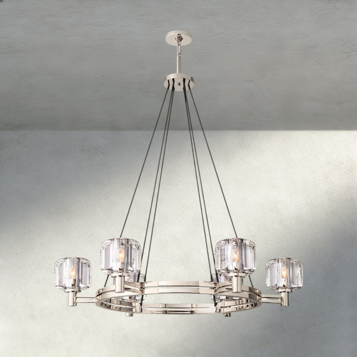Demaret Round Chandelier 36", 48", 60" - Zelno