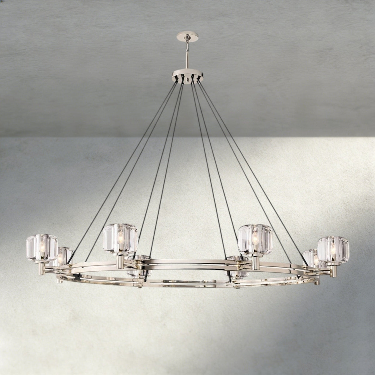 Demaret Round Chandelier 36", 48", 60" - Zelno