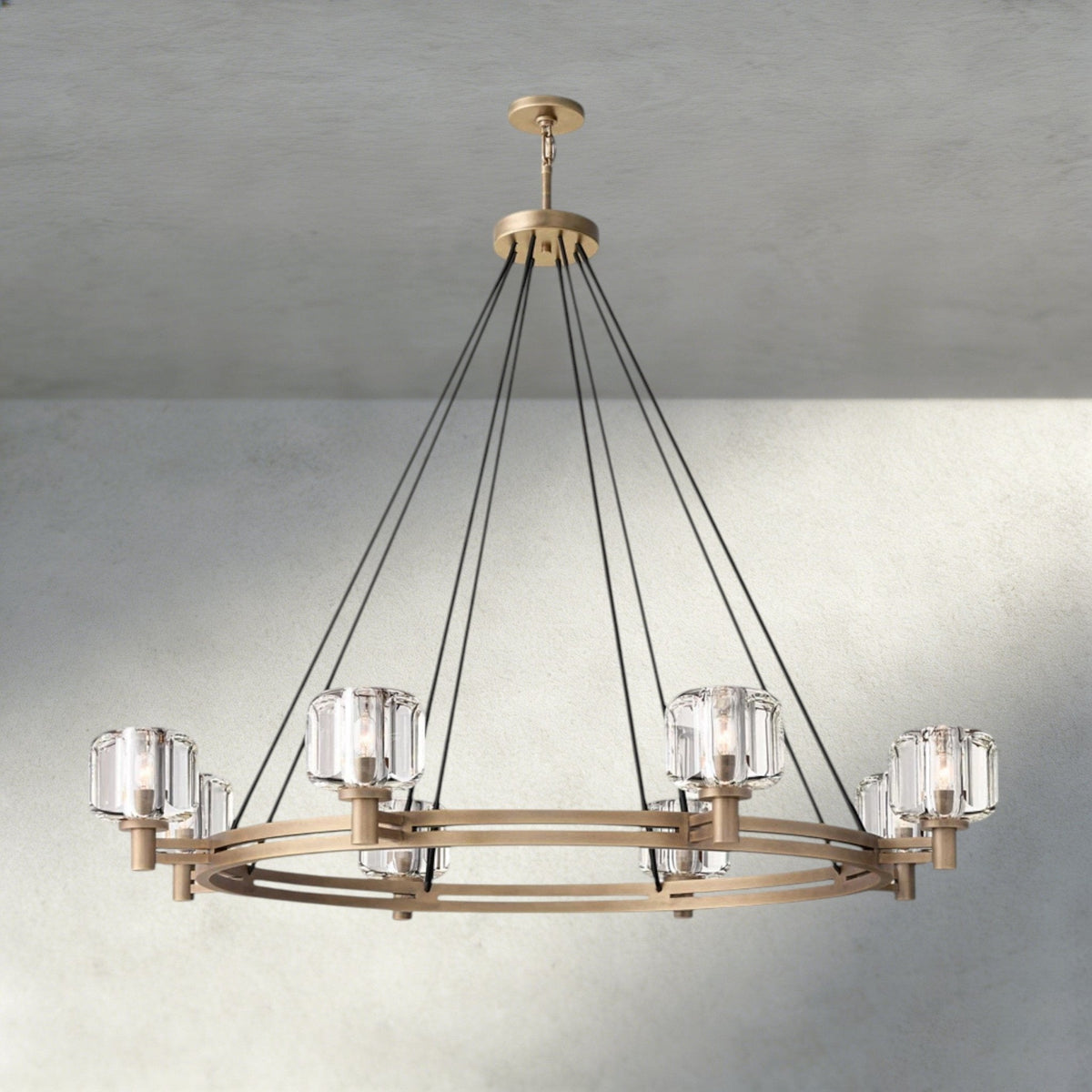 Demaret Round Chandelier 36", 48", 60" - Zelno