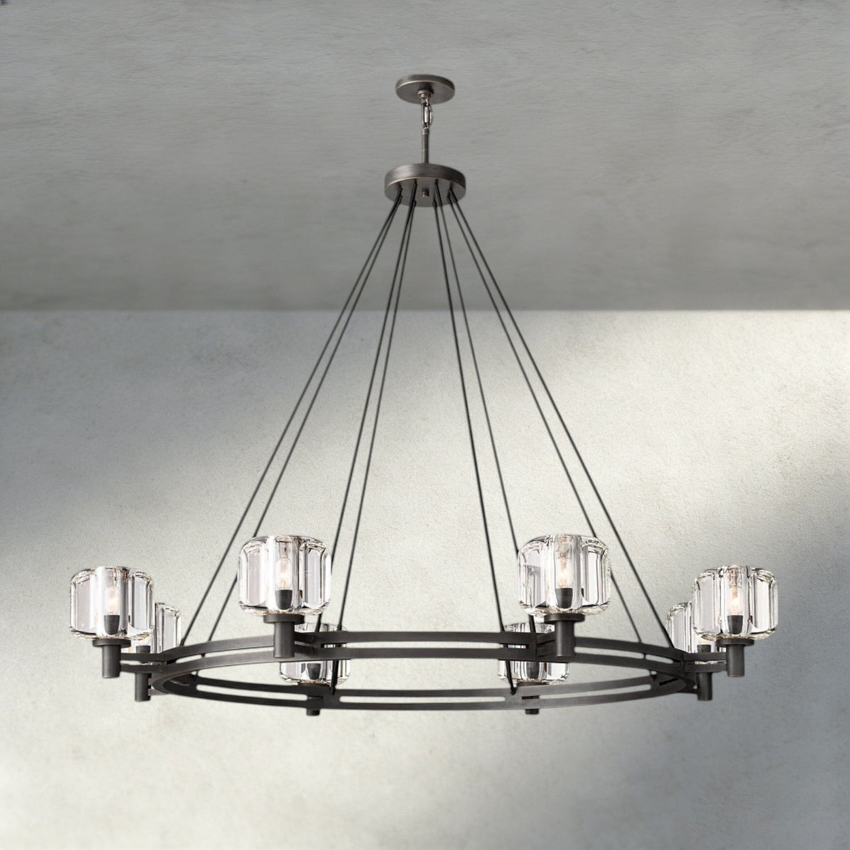Demaret Round Chandelier 36", 48", 60" - Zelno