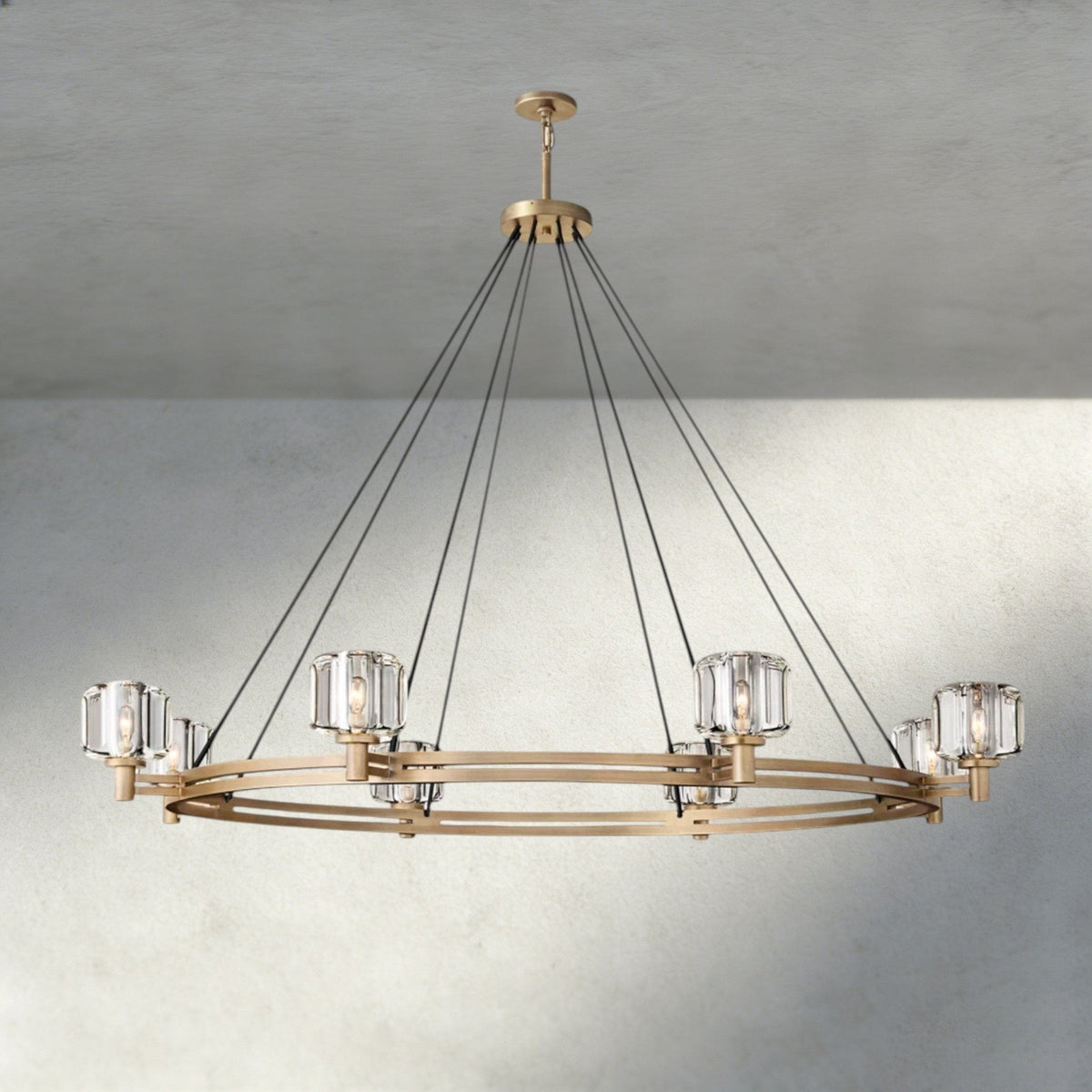 Demaret Round Chandelier 36", 48", 60" - Zelno