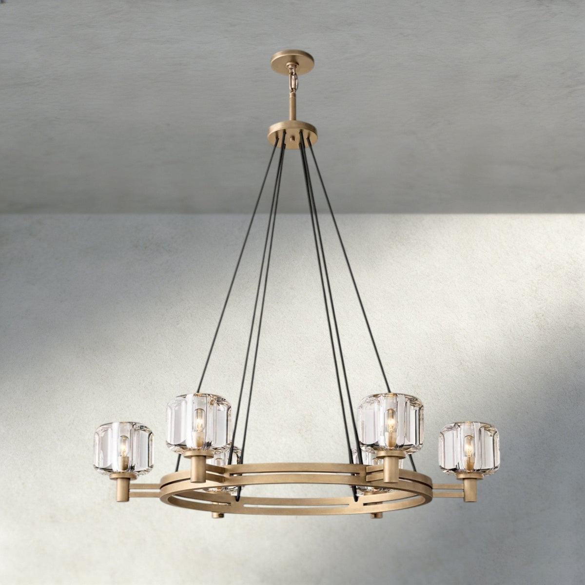 Demaret Round Chandelier 36", 48", 60" - Zelno