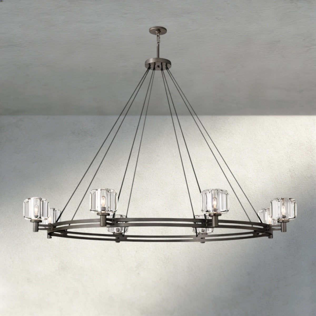 Demaret Round Chandelier 36", 48", 60" - Zelno