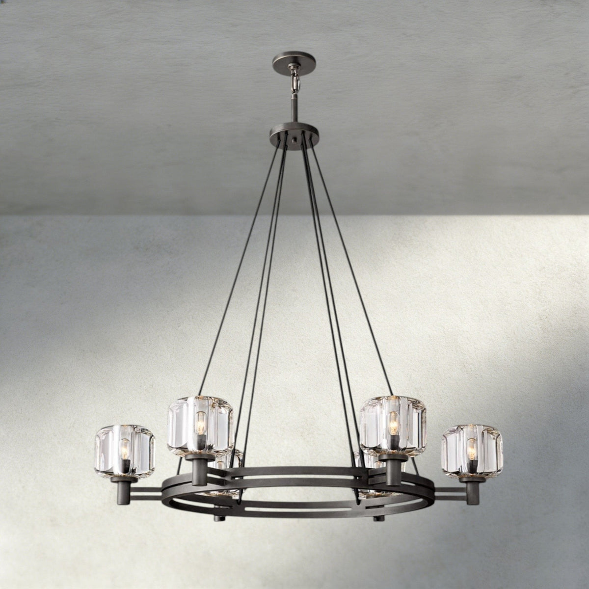 Demaret Round Chandelier 36", 48", 60" - Zelno