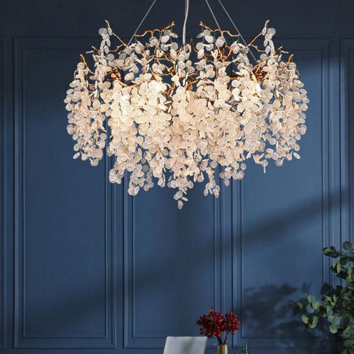 Donna Modern Round Branch Chandelier - Zelno Lighting